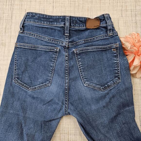 Madewell Curvy High Rise Skinny Medium Wash Jeans Size 27 - Picture 5 of 7